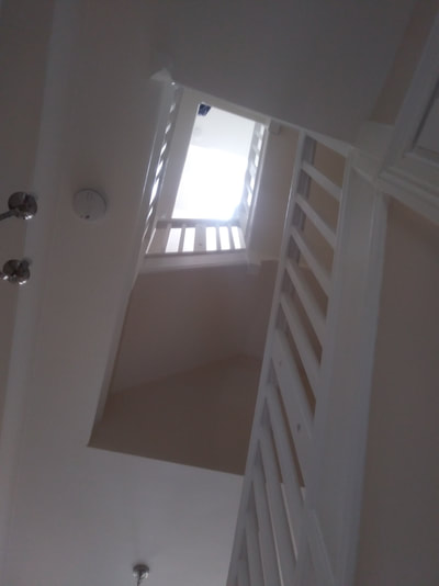 Staircase in Gosforth we used armstead durable matt for the walls